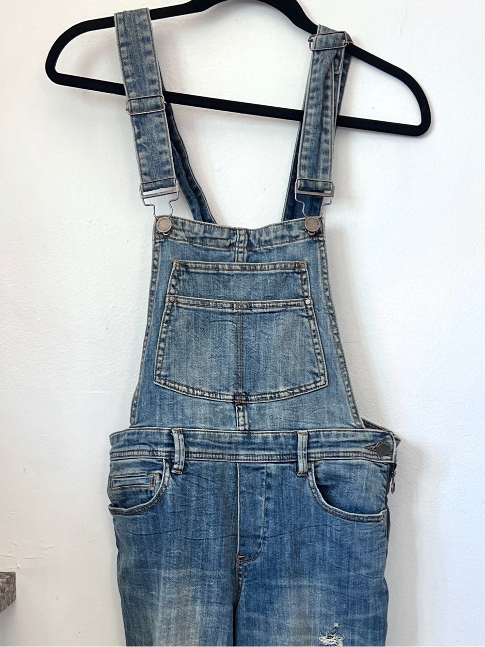 Blank NYC Light Wash Denim Overalls